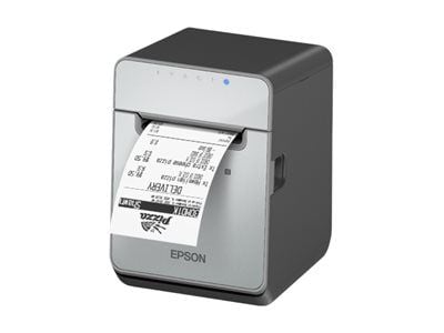 Epson TM L100 (121) - Kvitteringsskriver - termolinje - Rull (8 cm) - 203 x 203 dpi - inntil 170 mm/sek - USB 2.0, USB 2.0 vert, Gigabit LAN, Bluet...