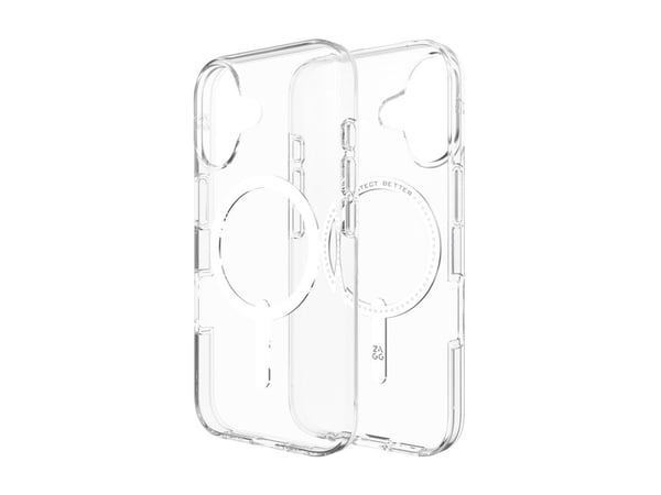 Zagg Crystal Palace Lite Snap - Baksidedeksel for mobiltelefon - MagSafe-samsvar - blank - for Apple iPhone 16