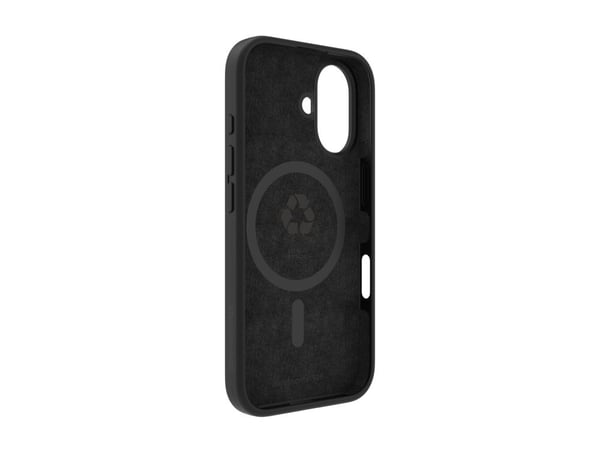 dbramante1928 Monaco - Baksidedeksel for mobiltelefon - MagSafe-samsvar - silikon, plastikk - nattsvart - for Apple iPhone 16