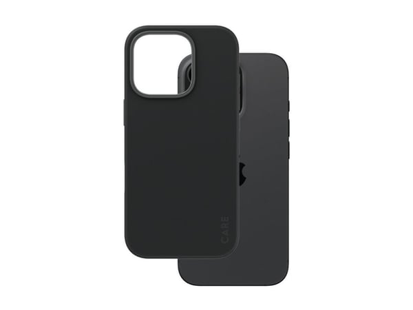 CARE by PanzerGlass - Baksidedeksel for mobiltelefon - MagSafe-samsvar - oleofobisk belegg, termoplast-polyuretan (TPU), polykarbonat (PC) - svart ...