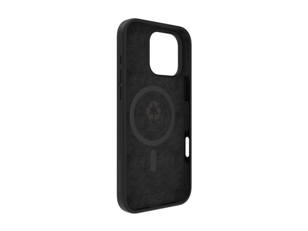 dbramante1928 Monaco - Baksidedeksel for mobiltelefon - MagSafe-samsvar - silikon, plastikk - nattsvart - for Apple iPhone 16 Pro Max