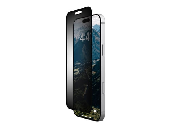 UAG - Skärmskydd för mobiltelefon - removable - film - med sekretessfilter - 2-vägs - ramfärg svart - för Apple iPhone 16 Pro Max