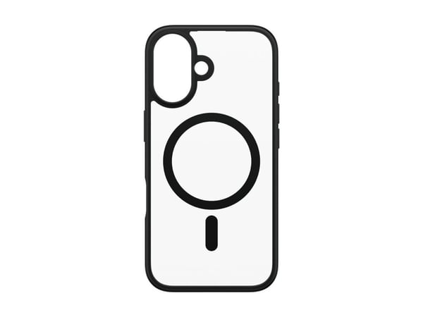 PanzerGlass ® HardCase Transparent w. Black MagSafe & Frame iPhone 16, Suojus, Apple, Apple - iPhone 16, musta