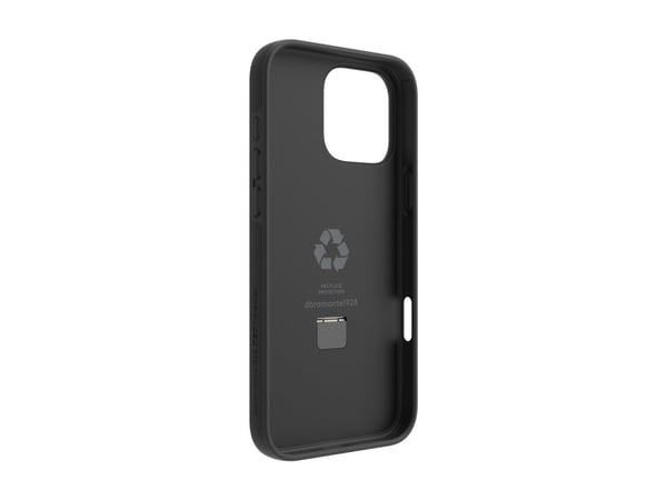 dbramante1928 Iceland Ultra - Baksidedeksel for mobiltelefon - stativ - MagSafe-samsvar - D3O, plastikk - svart - for Apple iPhone 16 Pro Max