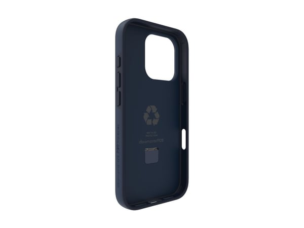 dbramante1928 Iceland Ultra - Baksidesskydd för mobiltelefon - fällbart ställ - MagSafe-kompatibilitet - D3O, plast - blå - för Apple iPhone 16 Pro