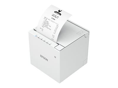 Epson TM m30III - Kvittoskrivare - termisk linje - Rulle (7,95 cm) - 203 x 203 dpi - upp till 300 mm/sek - USB 2.0-värd, USB, USB-C, LAN, Wi-Fi(ac)...