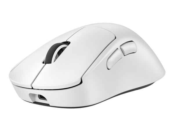 Logitech G PRO X SUPERLIGHT 2 DEX - Mus - ergonomisk - høyrehendt - optisk - 5 knapper - trådløs, kablet - 2.4 GHz, USB - hvit