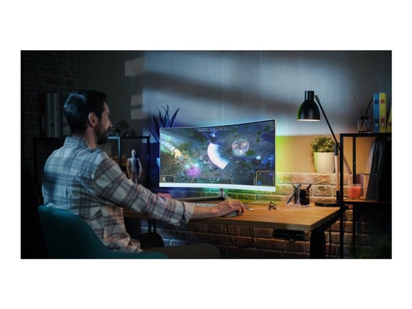 Philips Evnia 5000 34M2C5501A - LED-skjerm - gaming - kurvet - 34" - 3440 x 1400 WQHD @ 180 Hz - Fast VA - 300 cd/m² - 4000:1 - DisplayHDR 400 - 0....