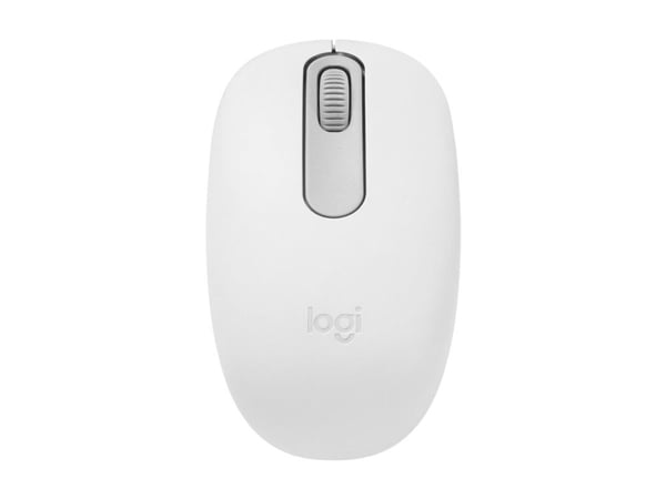 Logitech M196 - Mus - høyre- og venstrehåndet - optisk - 3 knapper - trådløs - Bluetooth - gulaktig hvit