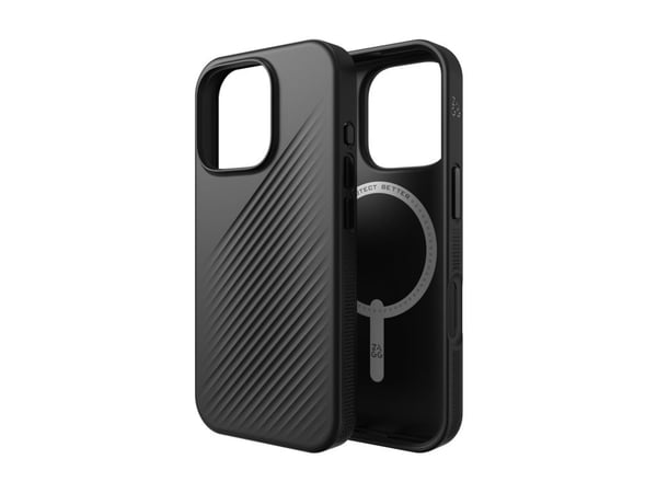 ZAGG Cases Luxe Snap Apple iPhone 16 Pro Black, Suojus, Apple, iPhone 16 Pro, 16 cm (6.3"), musta