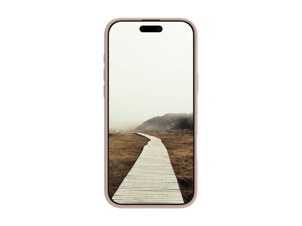 dbramante1928 Greenland Pro - Baksidedeksel for mobiltelefon - MagSafe-samsvar - plastikk - rosa sand - for Apple iPhone 16 Pro Max
