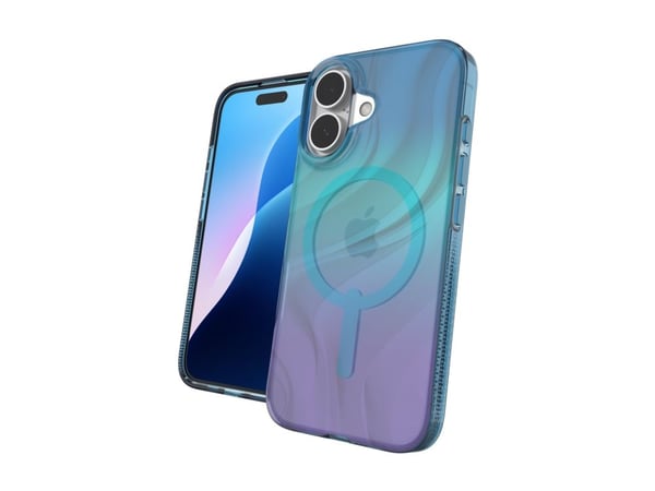 ZAGG Milan Snap - Baksidedeksel for mobiltelefon - MagSafe-samsvar - dyp aurora - for Apple iPhone 16
