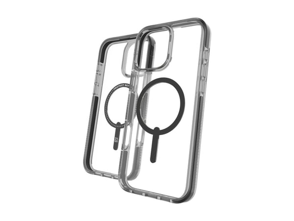 ZAGG Cases Santa Cruz Snap Apple iPhone 16 Pro Max Black, Suojus, Apple, iPhone 16 Pro Max, 17,5 cm (6.9"), musta, Läpinäkyvä
