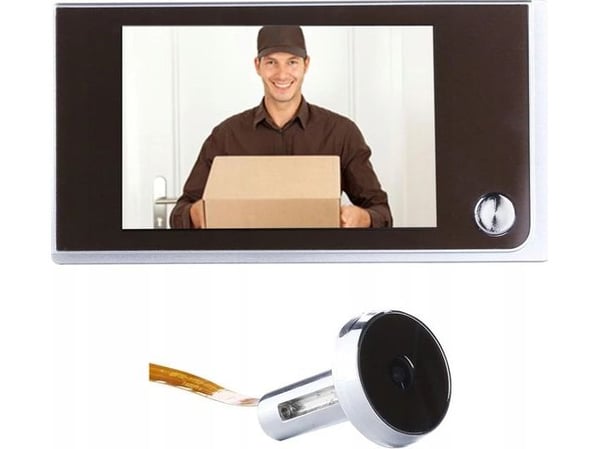 Luxury Eyelet Eyelet for Doors LCD 3.5 video forhåndsvisning 120 HD universal