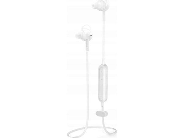 Vivanco Sport Air 4 W - Ørepropper med mikrofon - i øret - Bluetooth - trådløs - hvit