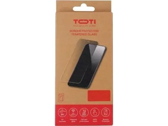 TEMPERED glass 2D screen protector full cover for iPhone 13/13 Pro/14/16e, Transparent