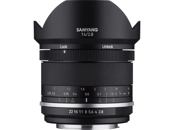 Samyang MF 14mm F2.8 MK2, Ultralaajakulmaobjektiivi, 14/10, Sony E