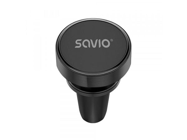 Savio CH-02 Magneettinen autoteline, alumiini, musta, Greb, Sort