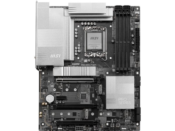 MSI PRO Z890-P WIFI - Hovedkort - ATX - LGA1851-sokkel - Z890 Chipset - USB4, USB-C 3.2 Gen 2x2, USB 3.2 Gen 1, USB-C 3.2 Gen2, USB 3.2 Gen 2 - 5 G...