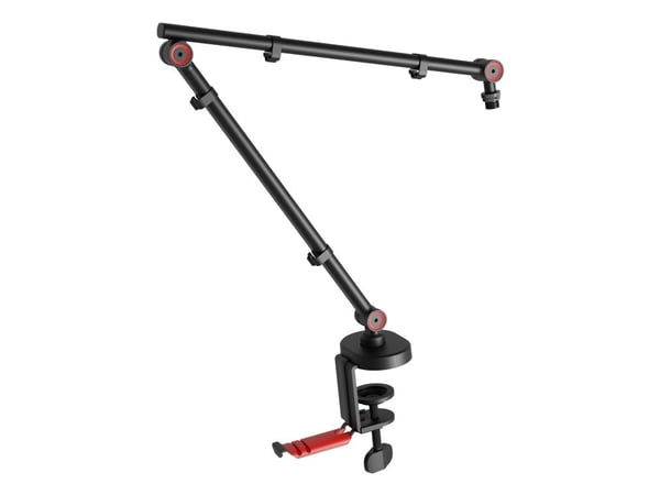 GENESIS NGM-2156, Boom-mikrofonstativ, Skrivebordsmontering, Sort, Stål, Metall, 3/8 5/8"