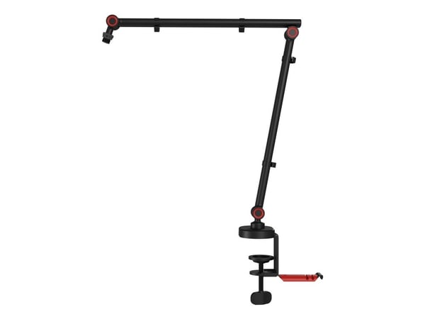 GENESIS NGM-2156, Boom-mikrofonstativ, Skrivebordsmontering, Sort, Stål, Metall, 3/8 5/8"