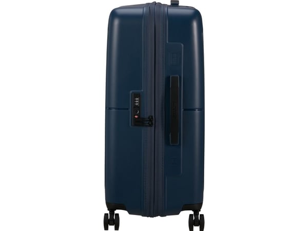 American Tourister DashPop, Vaunu, Kova kuori, Sininen, Matkustamo, 4 renkaita, Pyörivä pyörä