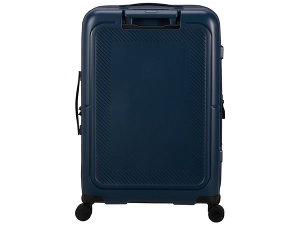 American Tourister DashPop, Vaunu, Kova kuori, Sininen, Matkustamo, 4 renkaita, Pyörivä pyörä