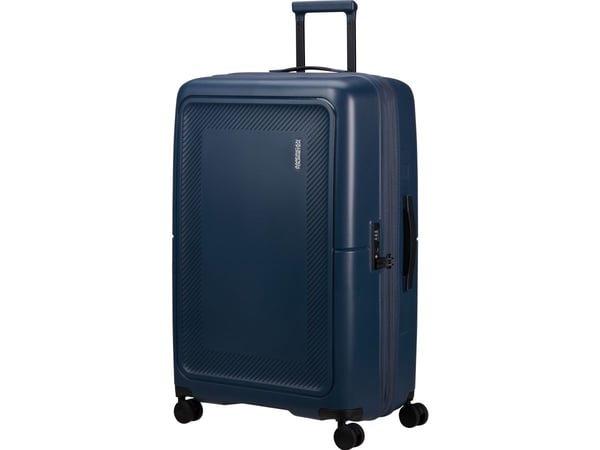 American Tourister DashPop, Tralle, Hard overflate, Blå, Kabin, 4 hjul, Spinnehjul