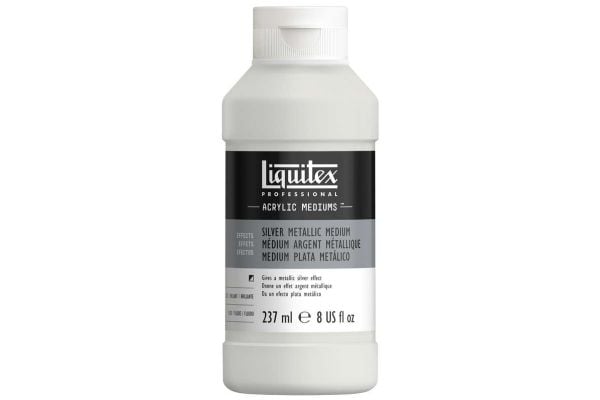Acrylic additive metallisk sølv 237 ml