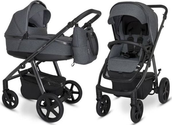 Espiro WÓZEK ESPIRO NEXT UP CHROME 2w1 607 GRAY SHADES AIR, 5906724205583