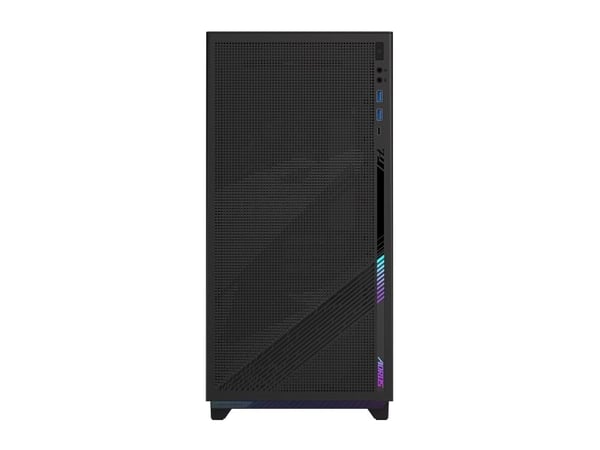GIGABYTE C400, Midi Tower, PC, musta, ATX, mikro ATX, Mini-ITX, Lasi, Muovi, Terästä, Pelaaminen