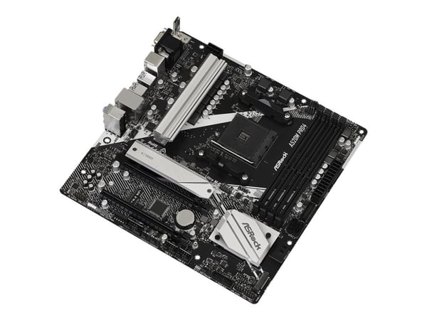 ASRock A520M Pro4 - Hovedkort - micro ATX - Socket AM4 - AMD A520 Chipset - USB 3.2 Gen 1, USB-C Gen1 - Gigabit LAN - innbygd grafikk (CPU kreves) ...