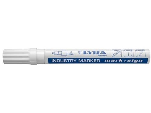 Maalimerkki 4040 pyöreä 3mm valkoinen