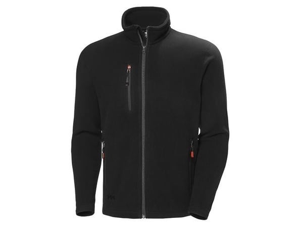 Fleecejakke Oxford 72026 sort 2XL