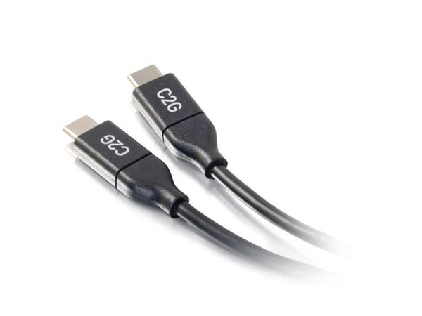 C2G 28828, 1,8 m, USB C, USB C, USB 2.0, 0,48 Gbit/sek., Sort
