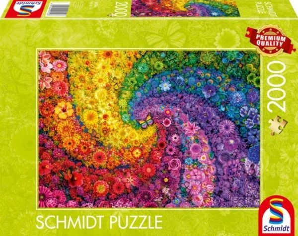 Schmidt Spiele 59744, 2000 stykker, farger og plantekasse, 12 år
