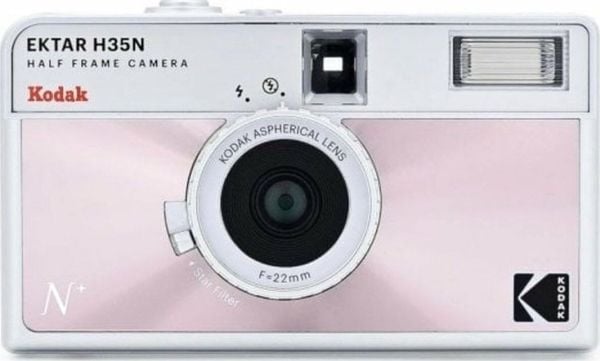 KODAK EKTAR H35N KAMERA GLAZED Pinkki