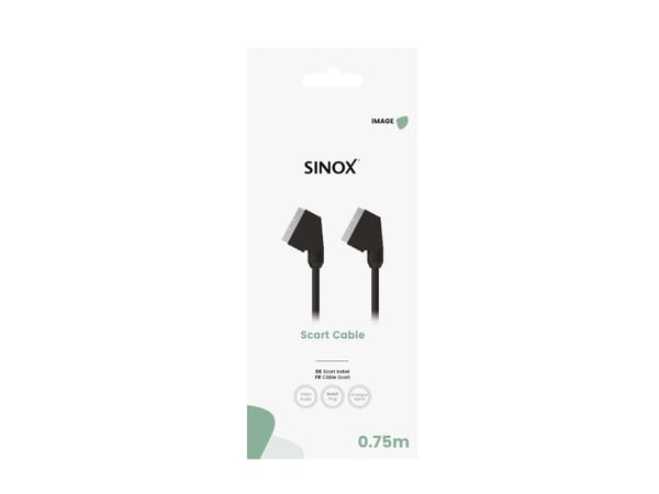 Sinox Scart-kaapeli. 0,75m. Lajittelu