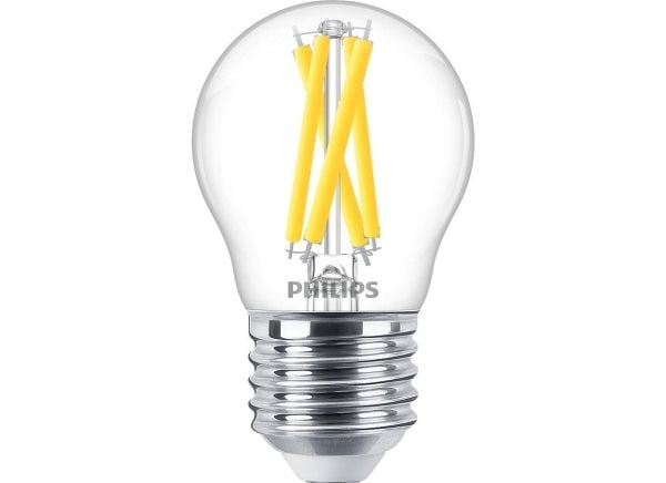 Philips Mignon og Lustre (kan dimmes), 5,9 W, 60 W, E27, 806 lm, 15000 timer, Varm glød
