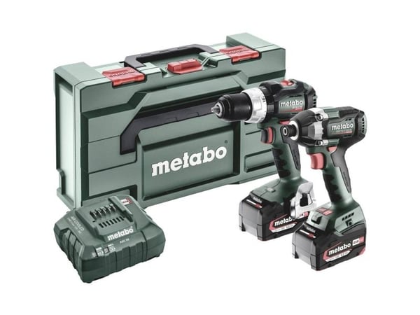 Metabo SBLTBL+SSDLT200BL -iskuporakone, sis. akun