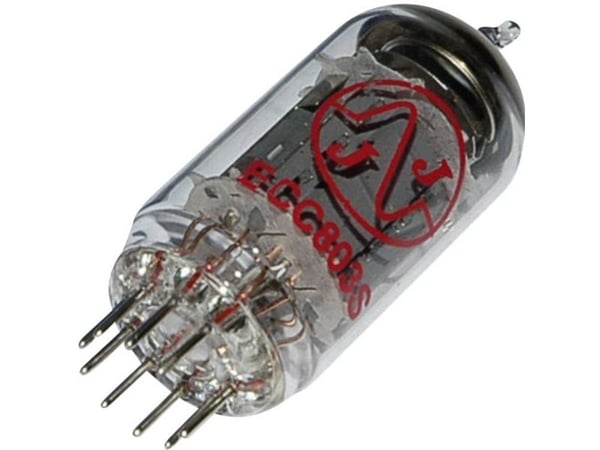 Cadorabo ECC 803 s = E 83 CC elektronrör dubbeltriode 250 V 1.25 mA poltal 9, sockel Noval, 1 st