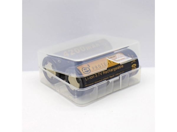 Soshine SBC-015 batteriholder for celler: 2x26650 (L x B x H) 72,2 x 54 x 28 mm Soshine SBC-015 batteriholder for celler: 2x26650 (L x B x H) 72,2 x 54 x 28 mm