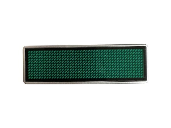 upscreen LED-nimikyltti Vihreä 44 x 11 pikseliä (L x K x S) 93 x 30 x 6 mm 125907