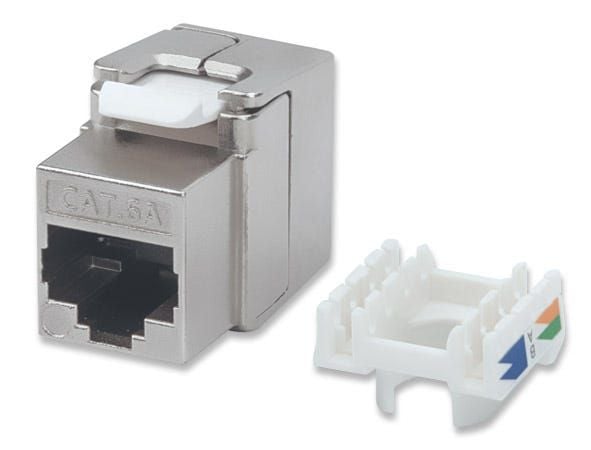 Intellinet 771986, Flat, Sølv, IDC, RJ-45, 23/24/25/26, RoHS, CE, UL, GHMT