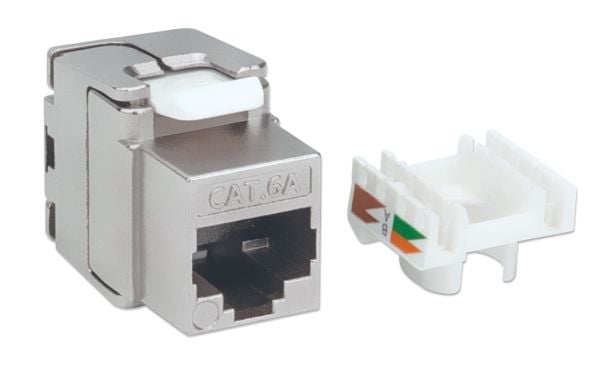 Intellinet 771986, Flat, Sølv, IDC, RJ-45, 23/24/25/26, RoHS, CE, UL, GHMT