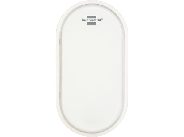 Brennenstuhl 1270780900, Oval, 1 ampuller, 4000 K, IP65, Hvit
