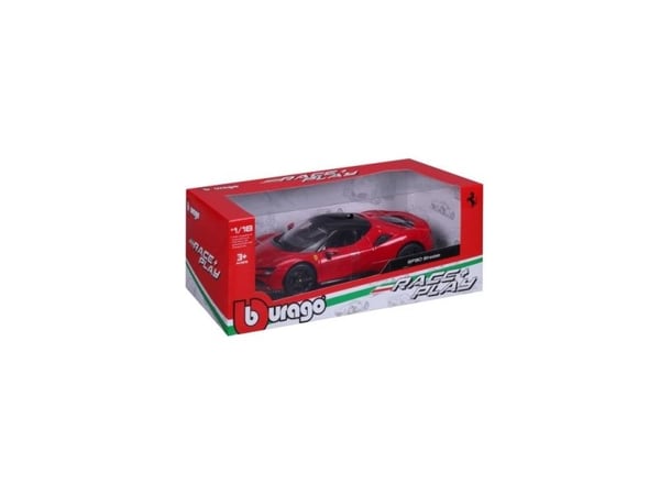 BBURAGO 18-16015, Superbil, Montert på forhånd, 1:24, Ferrari SF90 Stradale, Metall, Plast, 3 år