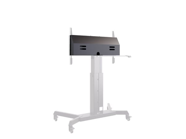 HAGOR HP Lift - Monteringskomponent (baksidedeksel) - låsbar - svart - vognmonterbar - for HP Lift Floorstand, Lift Floor-Wall, Lift Mobile