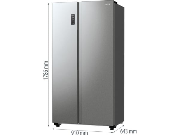 Gorenje NRR9185EAXL -Side By Side, stål