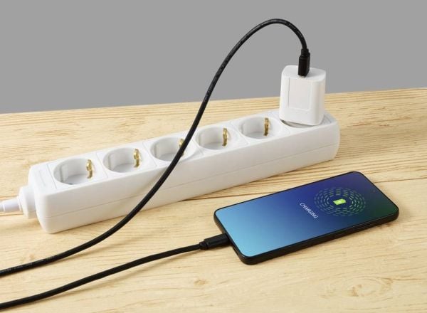 Renkforce RF-5771532, 1,8 m, USB A, USB C, USB 2.0, 0,48 Gbit/sek., Sort
